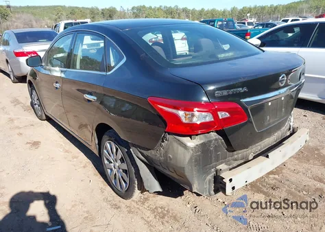 2018 Nissan Sentra S z USA, uszkodzony, nr VIN 3N1AB7AP1JY291038